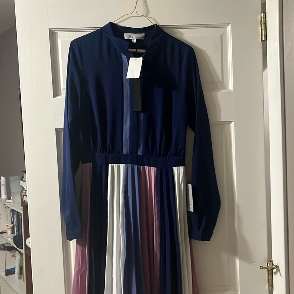 Adelyn Rae midi dress blue